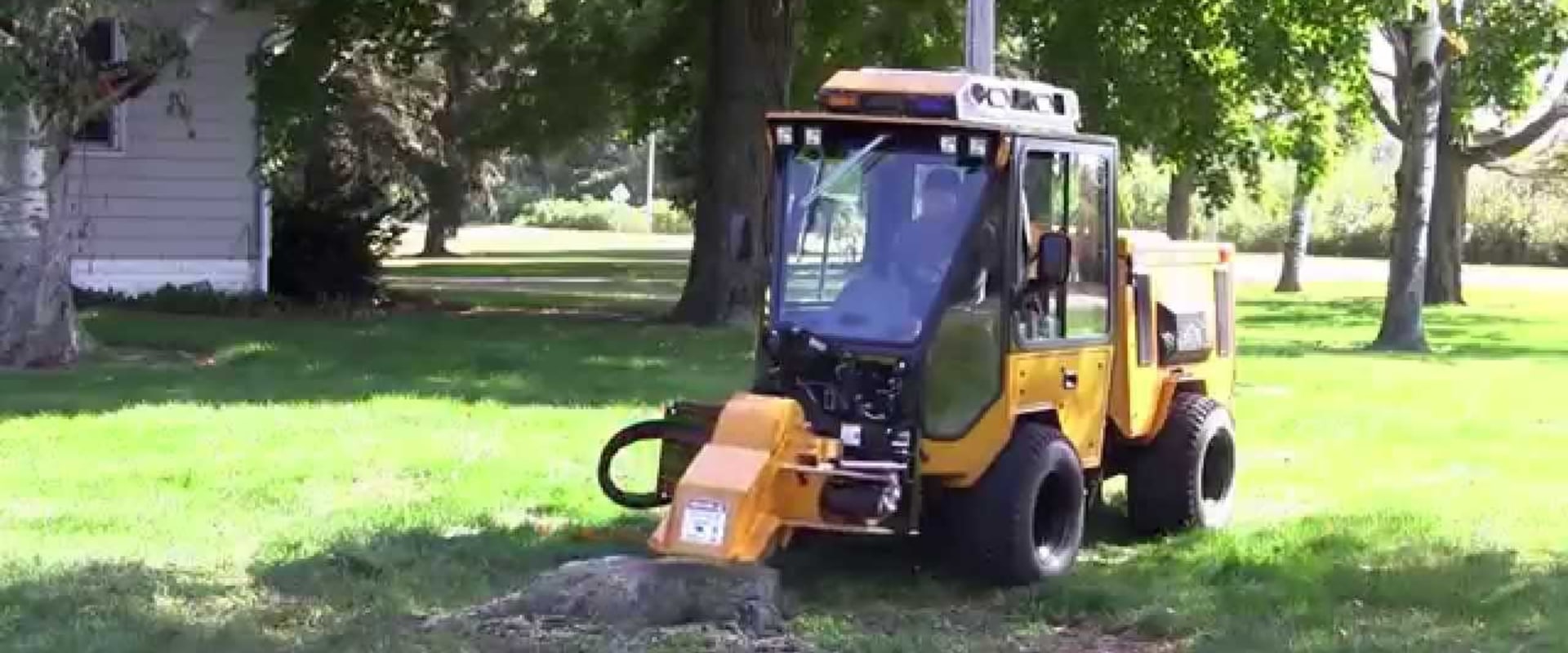 Frontmounted Tractor Stump Grinders
